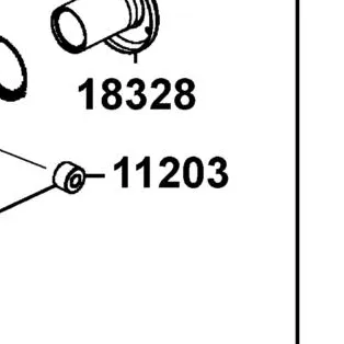 11203-LDB5-E00 BUSH MUFFLER STAY — diagram cutout