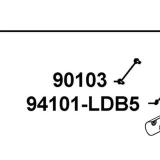 90103-LDB5-E00 BOLT. WASHER 6*12 — diagram cutout