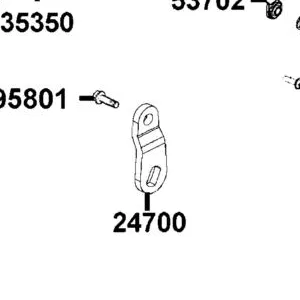 24700-LFE9-E00 STAY SHIFT GUIDE — diagram cutout