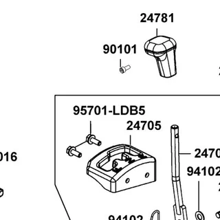 95701-LDB5-E00 BOLT FLANGE 6*16 — diagram cutout