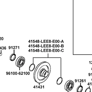41548-LEE8-E00-B SHIM RING GEAR (1.485~1.515) — diagram cutout