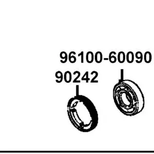 90242-LDB5-E00 NUT LOCK 74MM — diagram cutout