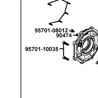 95701-10035-06 BOLT FLANGE 10X35 — diagram cutout