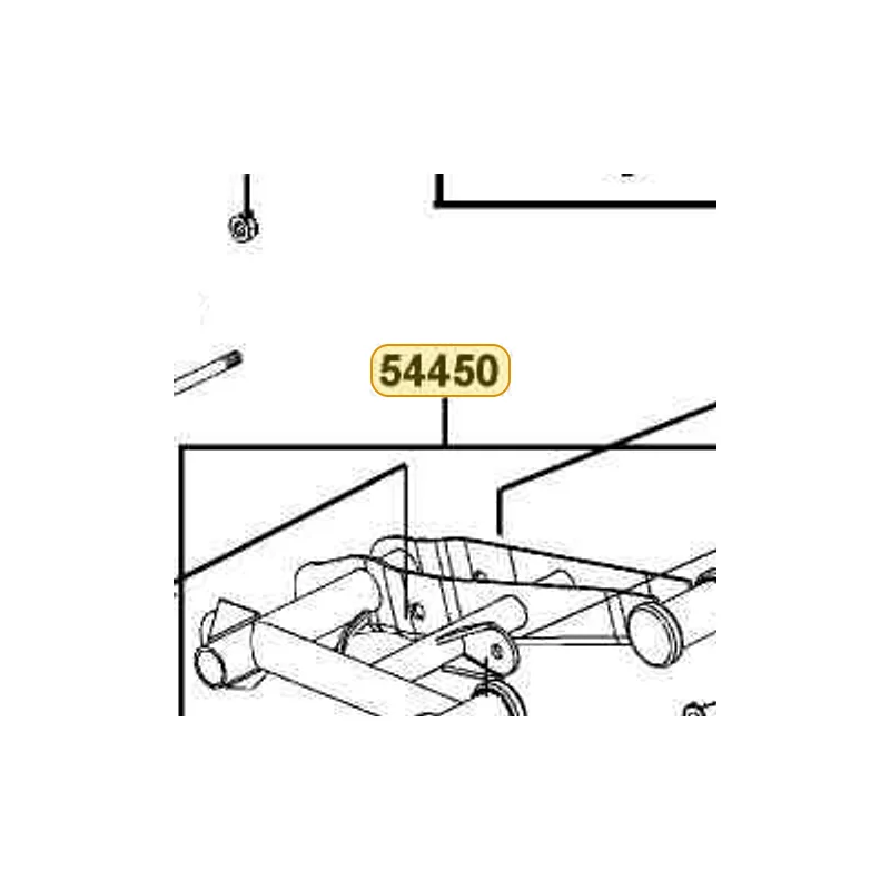 54450-LFE9-E00-MAS CONTROL ARM ASSY LOWER RH — diagram cutout