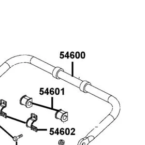 54600-LFE9-E00 BAR STABILIZER — diagram cutout