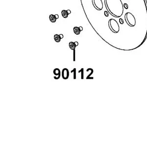 90112-LBD4-800 BOLT DISK — diagram cutout