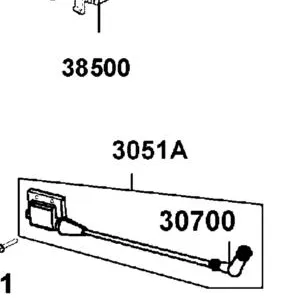 3051A-LKA8-E00 COIL ASS'Y IGNITION — diagram cutout