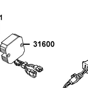 31600-LDB5-E00 REG REC COMP — diagram cutout
