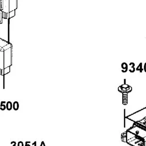 38506-LFB6-900 CUSHION.RELAY — diagram cutout