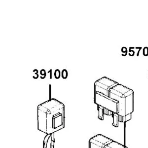 39100-LBA7-E00 EMI FILTER FAN MOTOR — diagram cutout