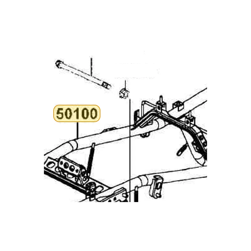 50100-LKA8-900 BODY COMP FRAME — diagram cutout