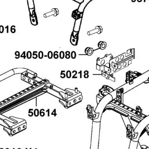 50218-LDB5-900 STAY ELE SET — diagram cutout