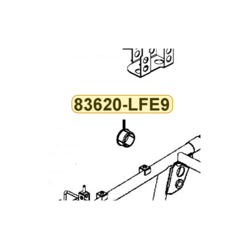 83620-LFE9-E00 CAP PIPE — diagram cutout