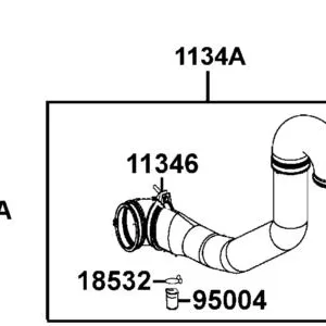 11346-LDB5-E00 BAND 56X96 FRONT CVT TUBE — diagram cutout