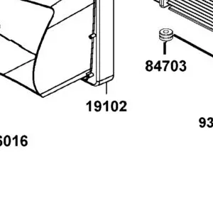 19102-ALC1-E00-N1R DUCT COOLING AIR (Black) — diagram cutout