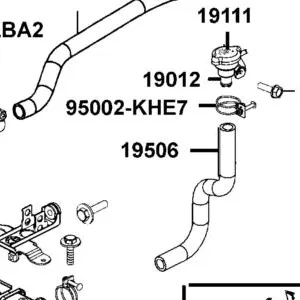 19506-LDB5-E00 HOSE WATER G RADIATOR-PRESSURE VALVE — diagram cutout