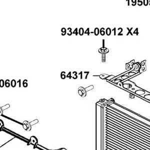 64317-LDB5-E00 STAY RADIATOR UPPER — diagram cutout