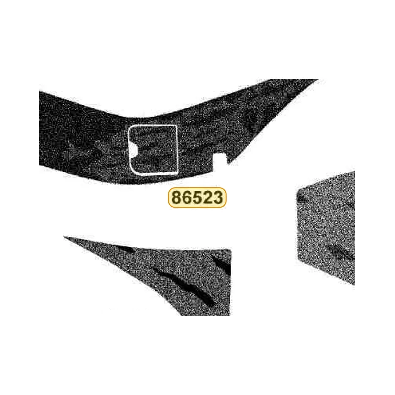 86523-LKA8-M34-T01 STRIPE R FENDER FRONT — diagram cutout