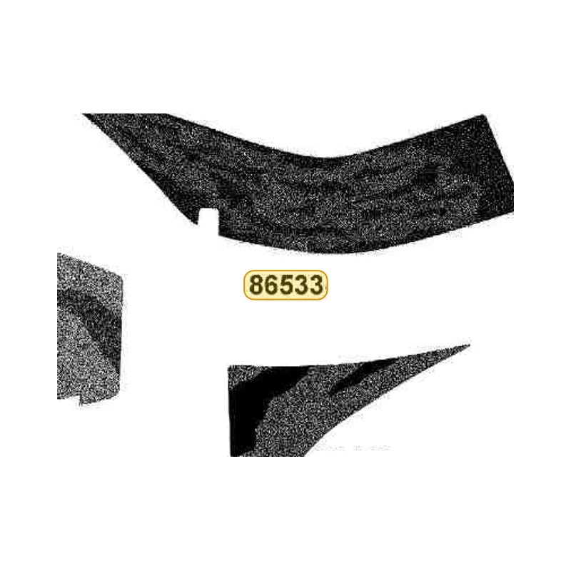 86533-LKA8-M34-T01 STRIPE L FENDER FRONT — diagram cutout