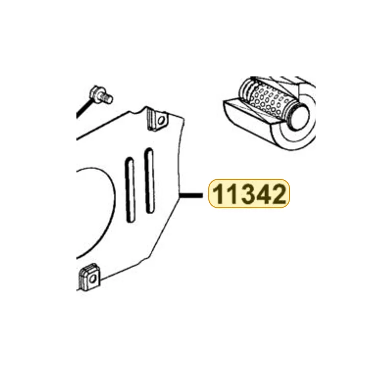 11342-LEA6-900 PLATE L COVER — diagram cutout