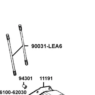 90031-LEA6-900 BOLT A STUD 8X222 — diagram cutout