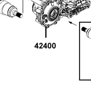 42400-LKA8-500 E-LOCK GEARCASE FRONT 3.6 — diagram cutout