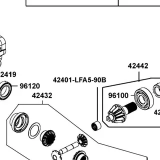 42401-LFA5-90B BEARING.NEEDLE(16NQ2316) — diagram cutout