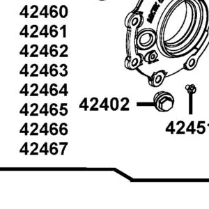42402-LFA5-900 PLUG FILL — diagram cutout