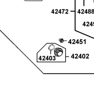 42403-PWB1-900 O-RING 20X2.5MM — diagram cutout
