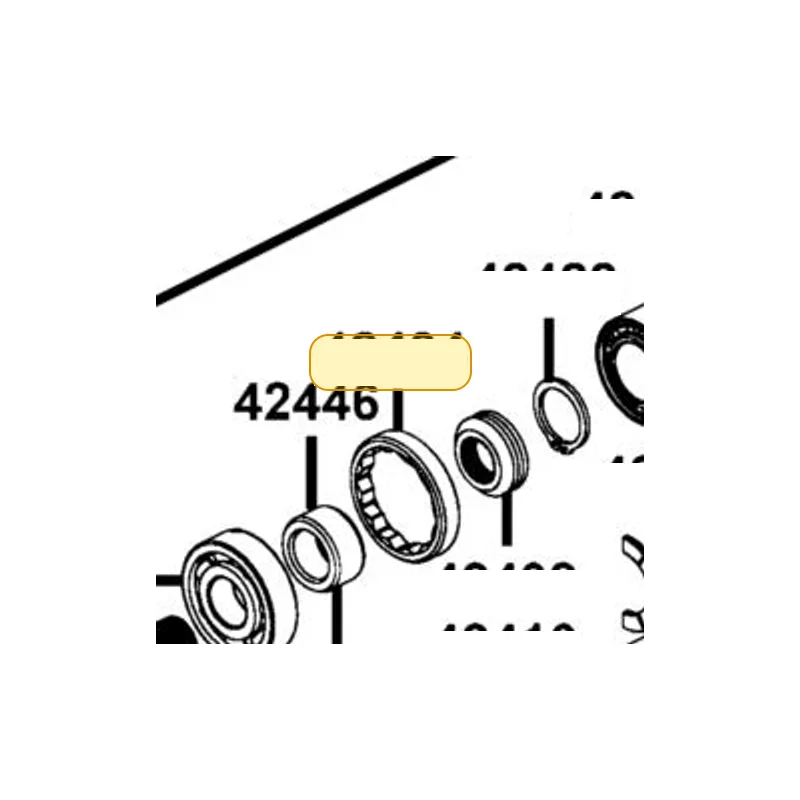 42404-PWB1-900 COLLAR LOCK M64X1.5RH — diagram cutout