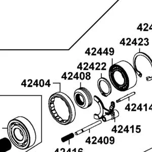 42408-LKC3-500 COUPLER DRIVE — diagram cutout