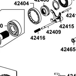 42416-LKC3-500 COLLAR ACTUATOR — diagram cutout