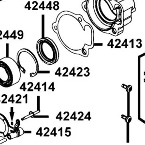 42423-LFA5-900 RING RETAINING — diagram cutout