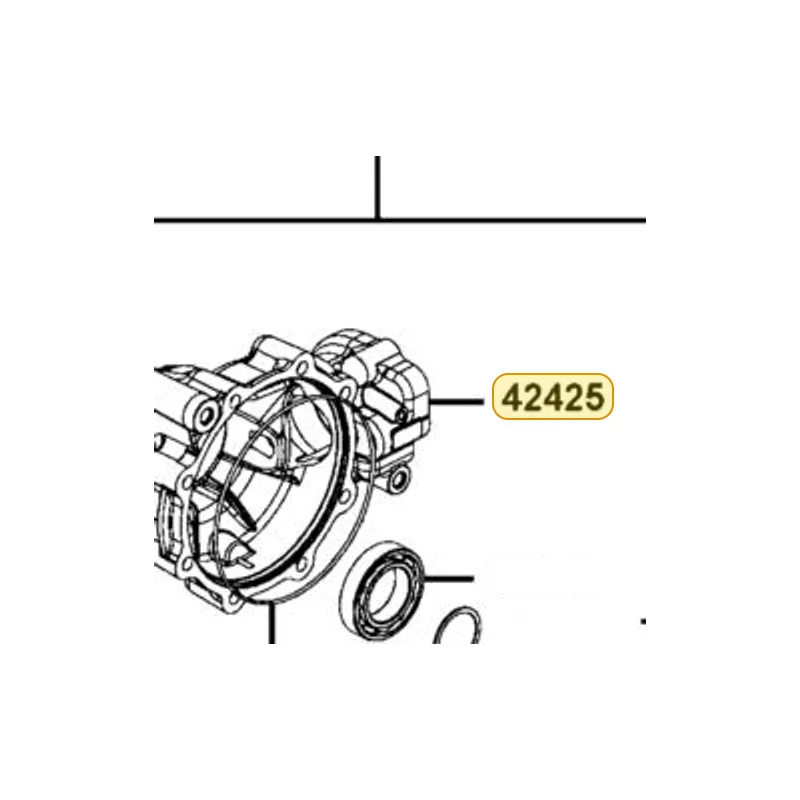 42425-LEE8-900 HOUSING GEARCASE-FRONT MACH — diagram cutout