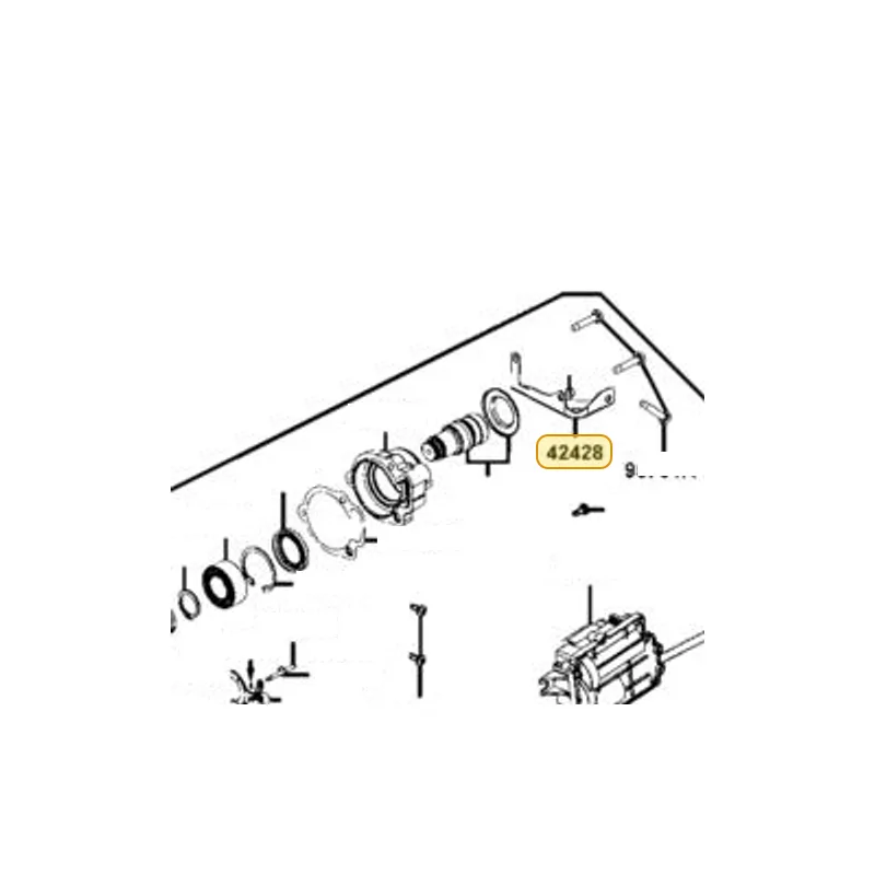 42428-LFE9-E00 BRACKET ACTUATOR WELDMENT — diagram cutout