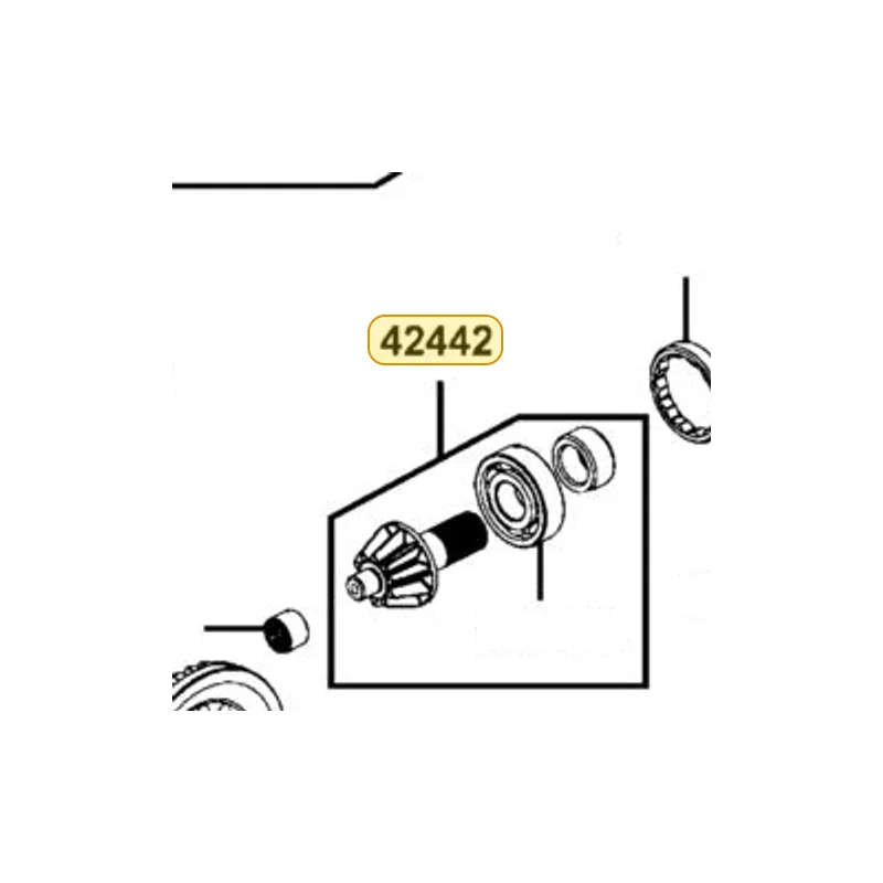 42442-LEE8-900 PINION (10 TOOTH) ASSEMBLY — diagram cutout
