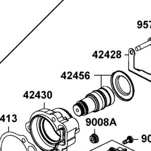 42456-LKM8-510 SHAFT INPUT ASSEMBLY — diagram cutout