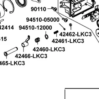 42460-LKC3-500 SPRING A E-LOCK — diagram cutout