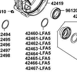 42461-LFA5-900 SHIM 41*49*1.1 — diagram cutout