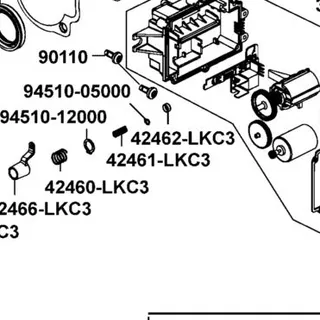 42461-LKC3-500 SPRING B E-LOCK — diagram cutout