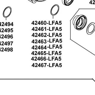 42464-LFA5-900 SHIM 41*49*1.4 — diagram cutout