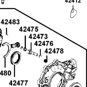 42476-LEE8-E00 RING PETAINING — diagram cutout