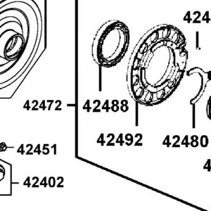42488-LEE8-E00 BEARING BALL — diagram cutout