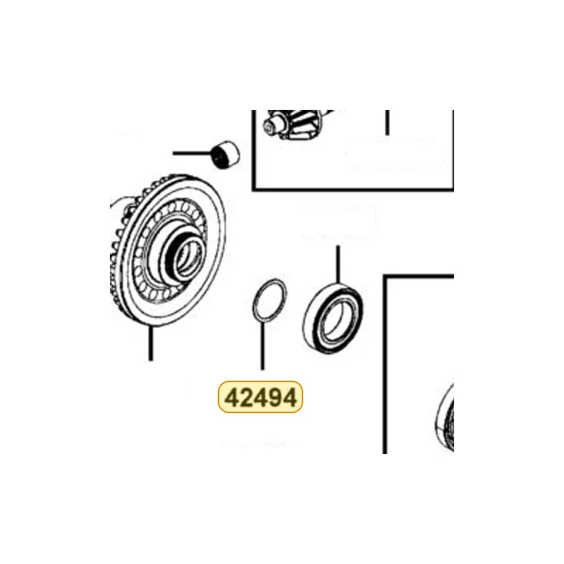 42494-LEE8-900 SHIM 61*69*1.3mm — diagram cutout