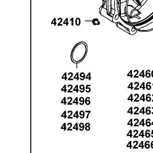 42494-LEE8-E00 SHIM 61*69*1.3mm — diagram cutout