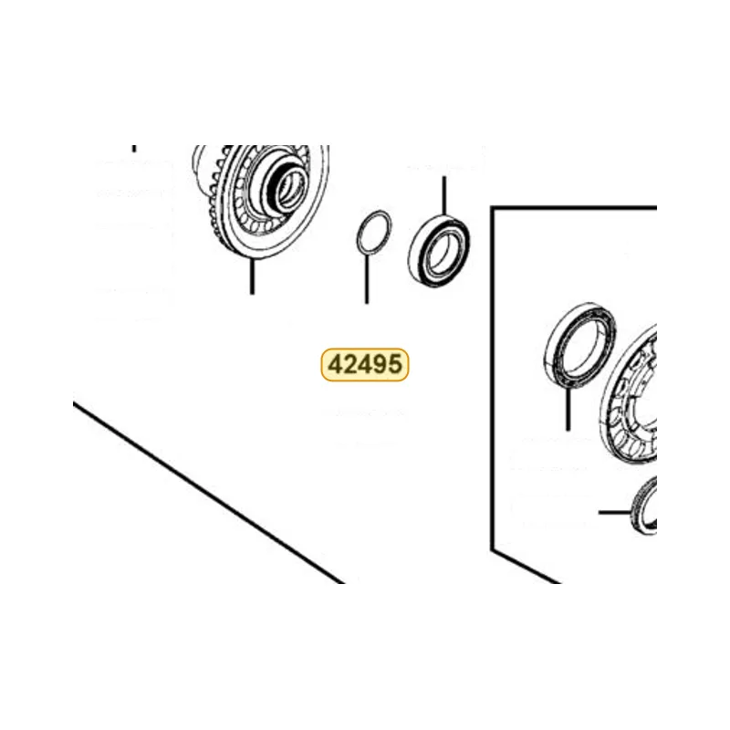 42495-LEE8-900 SHIM 61*69*1.4mm — diagram cutout