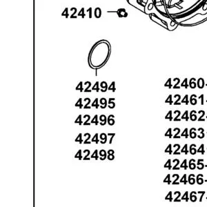 42495-LEE8-E00 SHIM 61*69*1.4mm — diagram cutout