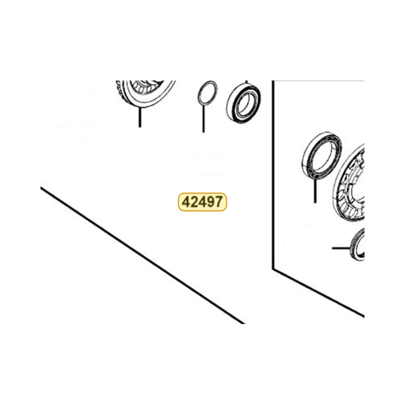 42497-LEE8-900 SHIM 61*69*1.6mm — diagram cutout