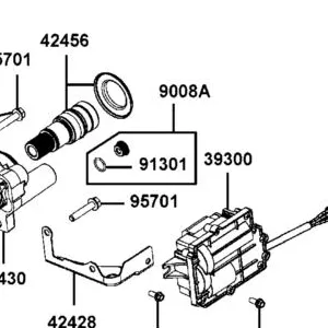 91301-LKC3-500 O-RING 14.8X1.9 — diagram cutout
