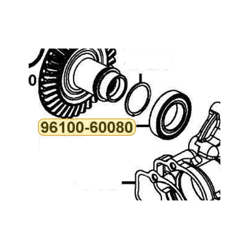 96100-60080-00 BRG RADIAL BALL 6008 — diagram cutout